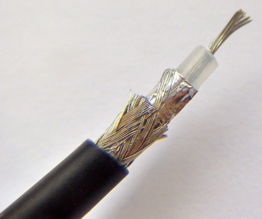 Coaxial cable.