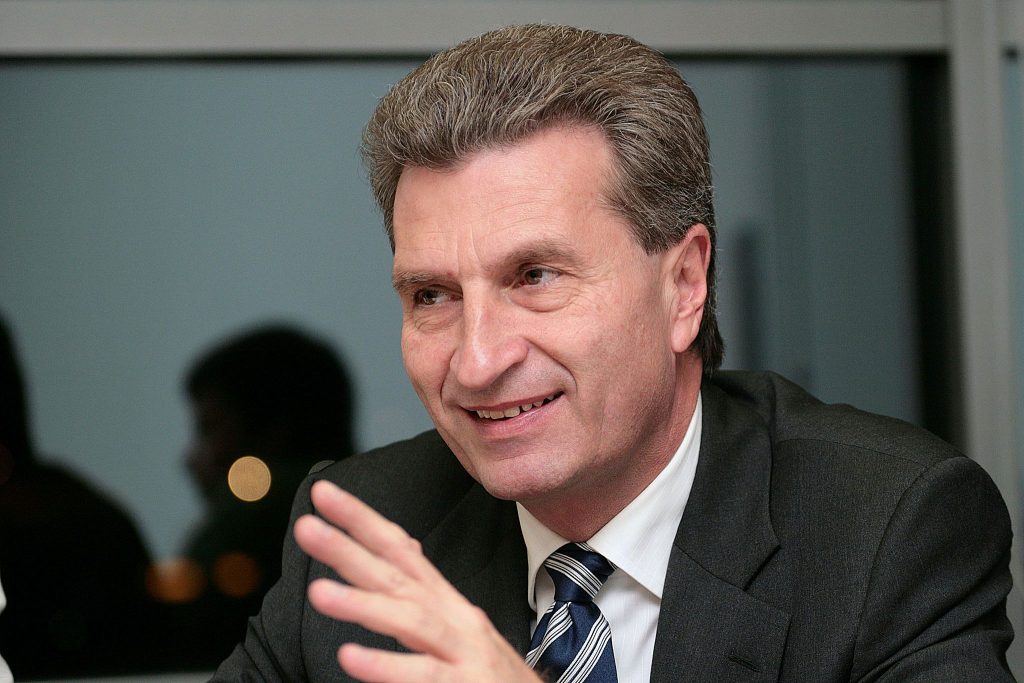 Guenther Oettinger.