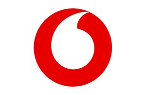 Vodafone logo.