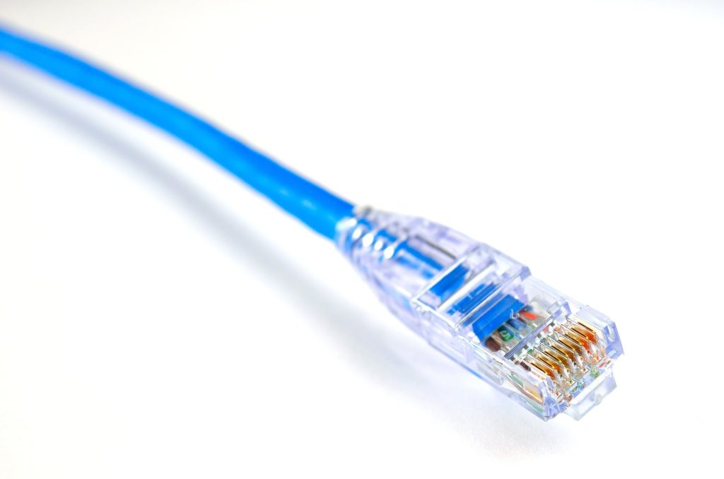 Ethernet-kaapeli.