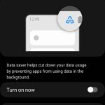 Data saver mode on Android.