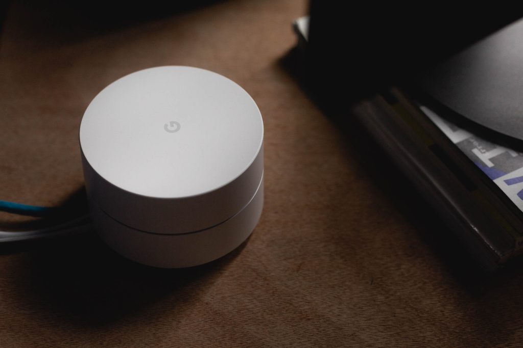 Google Nest Mesh-Wi-Fi-Knoten.