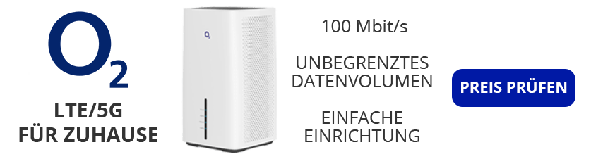 O2 Homespot Amzeige.