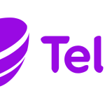 Telia logo.